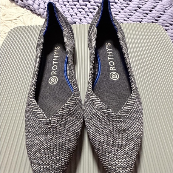 Rothy's Black and Gray Flats - Picture 8 of 10